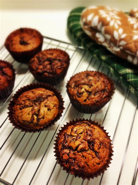 The Humble Hostess 香蕉榛果巧克力瑪芬 Nutella Banana Muffins