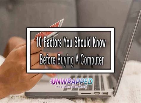 Factors You Should Know Before Buying A Computer