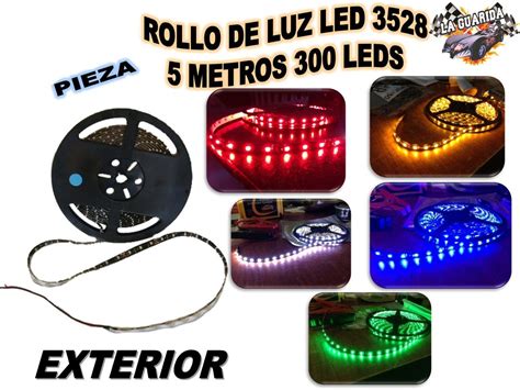 Rollo Luz Led 3528 5 Metros 300 Leds Flexible Varios Colores 20000