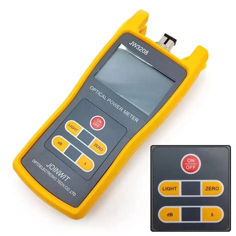 Jw3208 Handheld Ftth Tool 50 26dbm Fiber Optic Opm Optical Power