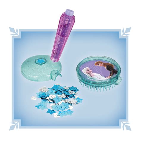 Brosse magique à Paillettes La Reine des Neiges KD Fashion King