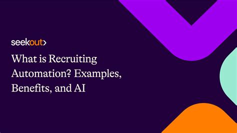 Recruiting Automation Examples Benefits And Ai