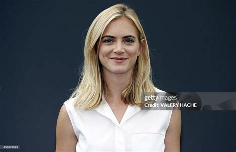 Us Actress Emily Wickersham Poses During A Photocall For The Tv Show