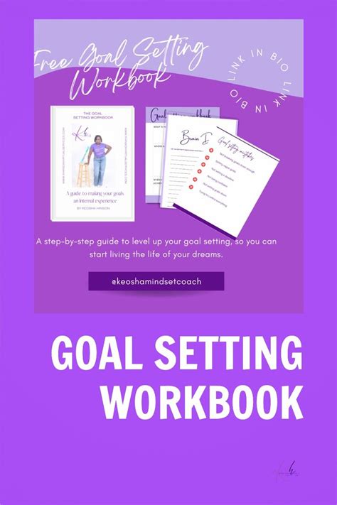 Goal Setting Workbook Mindset Quotes Goal Setting Workbook