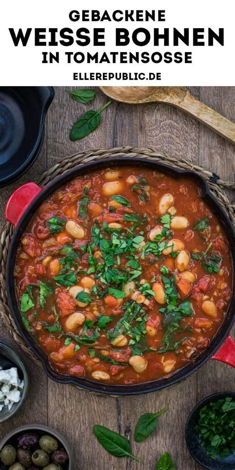 Wei E Bohnen In Tomatenso E Rezept Elle Republic Rezept