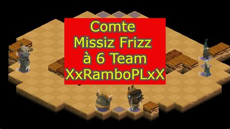 Dofus comte harebourg missiz frizz à 6 AutoWin 2021 YouTube