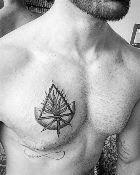 Small Chest Tattoos For Guys Masculine Ink Design Ideas