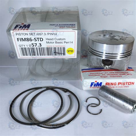 Jual Piston Kit FIM Forged Forging New CB CBR Sonic Supra GT