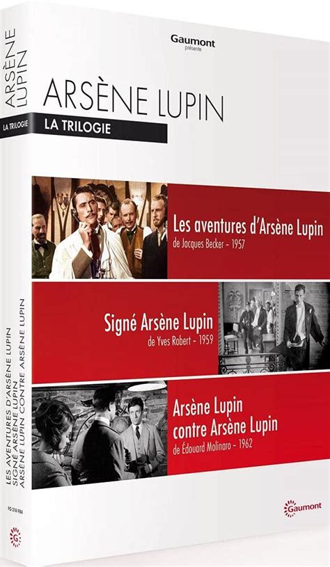 Arsène Lupin la trilogie Les aventures d Arsène Lupin Signé Arsène