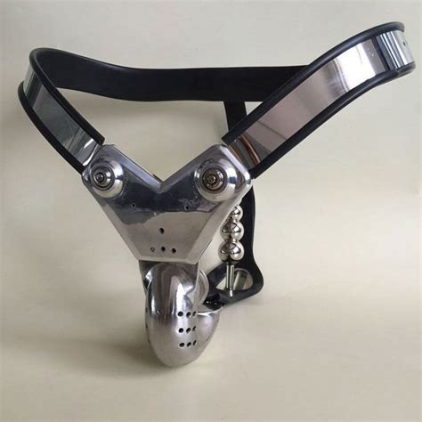 Male Chastity Belt Mens Stainless Steel Chastity Cage With Removable