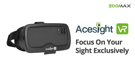 Electronic Glasses For Low Vision Acesight Vr Introduction How To Use It Youtube