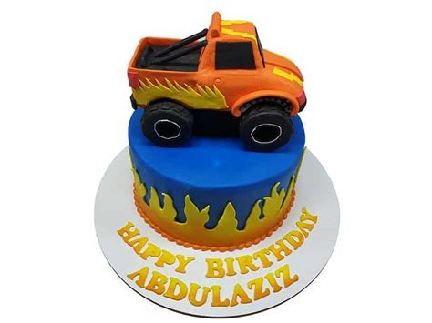 Hot Wheel Truck Cake