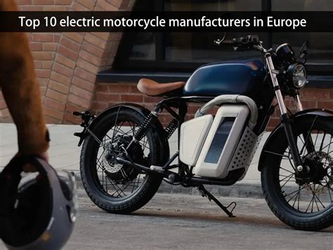 Top Electric Motorcycle Manufacturers In Europe Tycorun Battery Swap