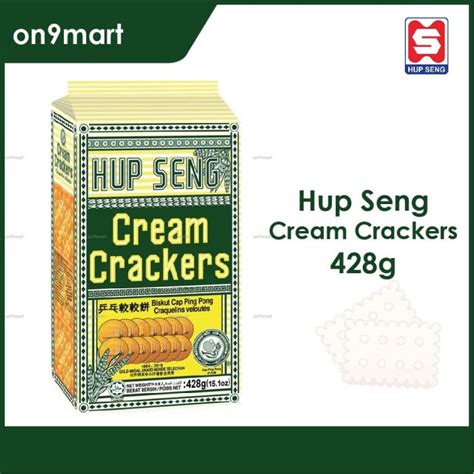 SPECIAL PROMO Hup Seng Ping Pong Cream Crackers 428g Lazada