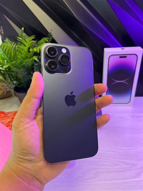 Iphone 14 Promax 128gb Deep Purple Ibox Fullset Ori On Carousell