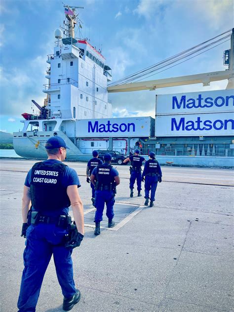 U.S. Coast Guard conducts security boarding at Port of Guam, bolstering
