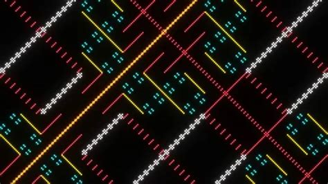 abstract floating background  pixel li stock video pond