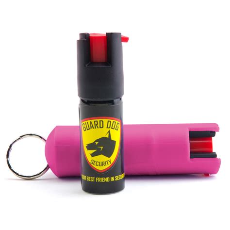 Lifetime Refill Fuchsia Pink Hard Case Pepper Spray Keychain