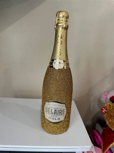 Glitter Champagne Bottle - Etsy