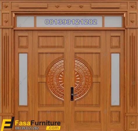 Model Pintu Rumah Jendela Boven Kaca Terbaru Fasa Furniture Jepara