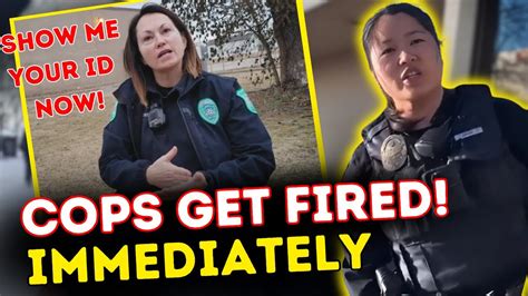 Female Corrupt Cops Get Owned & Humiliated! ID Refusal First Amendment