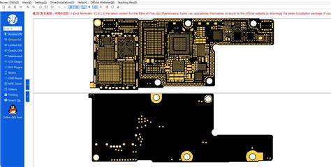 WUXINJI Iphone Ipad Samsung Bitmap Pads Motherboard Schematic Diagram