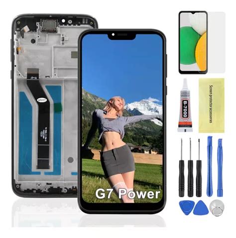 Pantalla Para Moto G7 Power Con Marco Xt1955 Original Meses Sin Interés