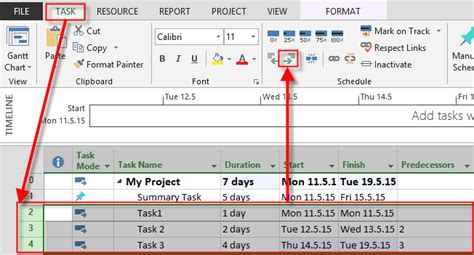 Manually Scheduled Summary Tasks And Subtasks In Ms Project