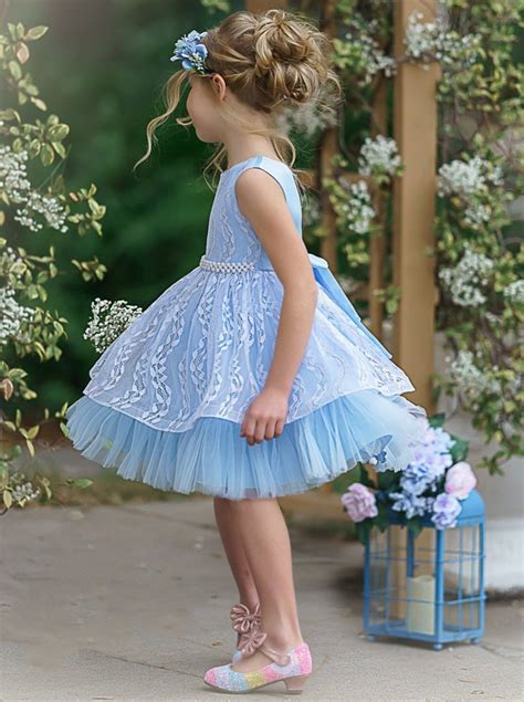 Mia Belle Girls Pearl Princess Detailed Formal Dress Dressy Sets And Dresses Buy Cheap Mia Belle