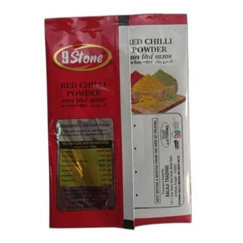 Ldpe Printed Red Chilli Powder Packaging Pouches At Rs 240kg Ldpe Pouches In Amritsar Id