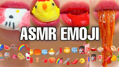 ASMR EMOJI L Comiendo Emojis Asmr Divertidos L Para Rejarte L Asmr