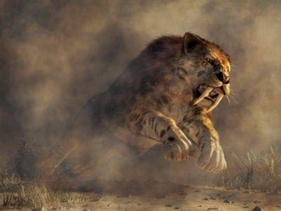 Saber-Toothed Tiger Animal Facts | Smilodon populator | AZ Animals