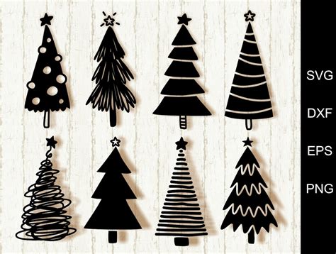 Árbol De Navidad Svg Feliz Navidad Svg Árboles De Navidad Etsy