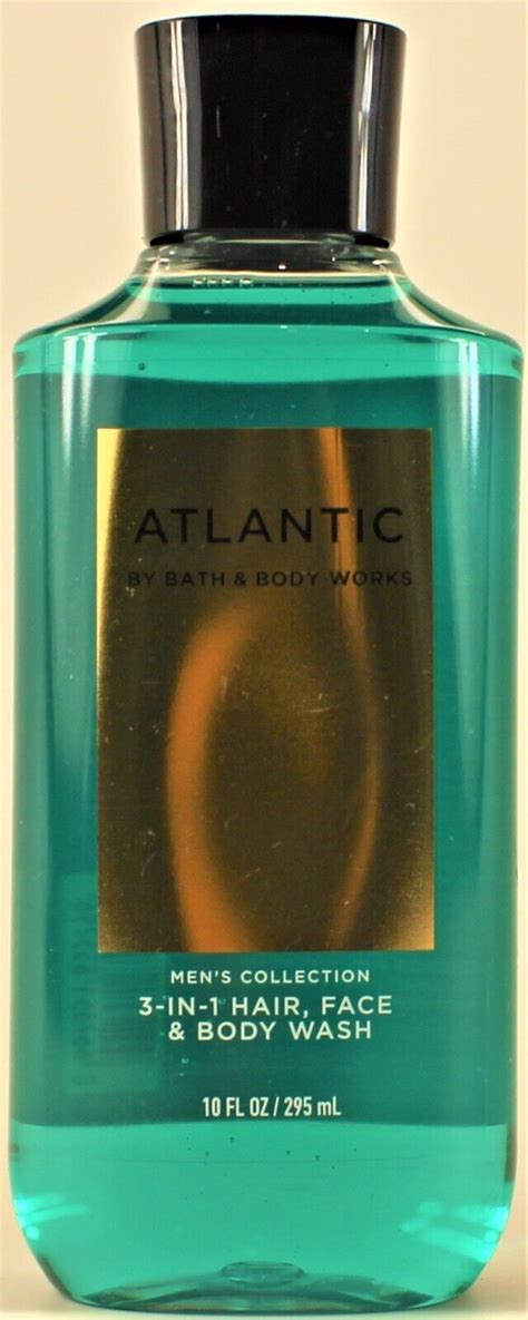 Bath Body Works Men S Atlantic Hair Face Body Wash Gel Shampoo