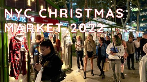 New York City Christmas Market At Bryant Park November Full Tour