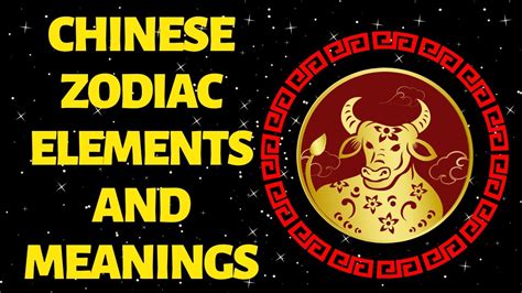 5 Chinese Zodiac Elements And Their Meanings - YouTube