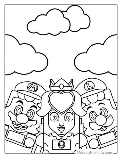 Free Mario And Luigi Coloring Pages Printable