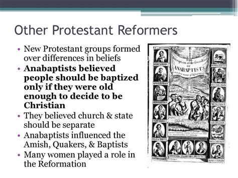 Chapter 1 Section 4 The Reformation Continues Ppt Download