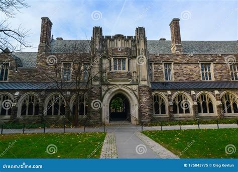 Princeton Usa November Holder Hall Courtyard And General