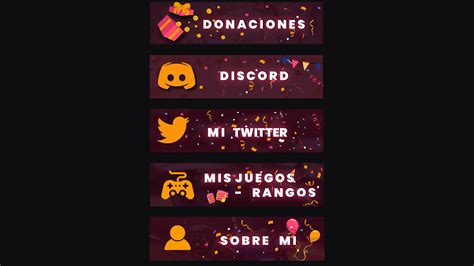 Paneles Twitch Cumplea Itos On Behance