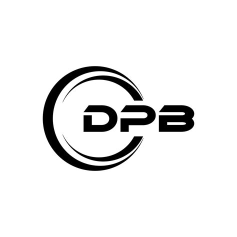 DPB letter logo design in illustration. Vector logo, calligraphy ...
