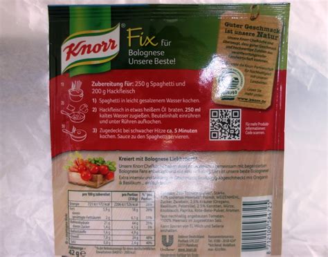 Knorr Fix Bolognese Unsere Beste Neu Im Supermarkt TESTGIRAFFE DE