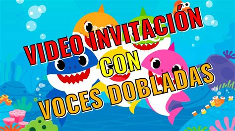 Arriba Imagen Video Invitacion Baby Shark Gratis