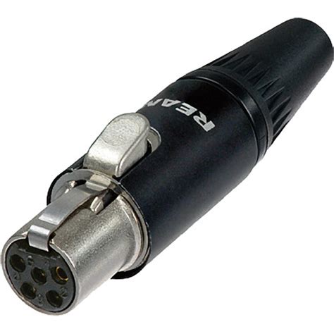 Neutrik REAN TINY XLR Female 5 Pole Connector RT5FC B B H Photo