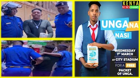 ERIC OMONDI ARRESTED AGAIN AT CITY STADIUM WHILE DISTRIBUTING UNGA