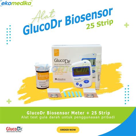 Jual GlucoDr Bio Sensor Kode 8 Alat Cek Gula Darah Gluco Dr AGM 2100