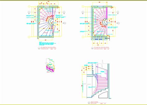 Escada Em Leque Em Autocad Baixar Cad Kb Bibliocad