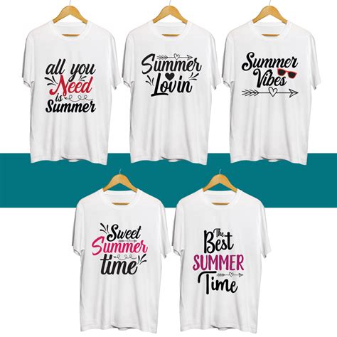 Summer Svg T Shirt Designs Bundle Masterbundles