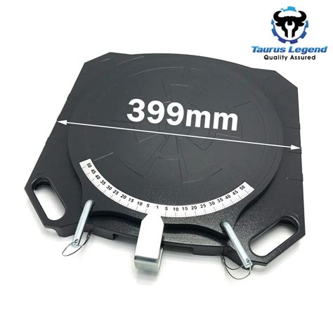 Ton Aluminum Wheel Alignment Turn Table Turn Plate Sold As One Pair