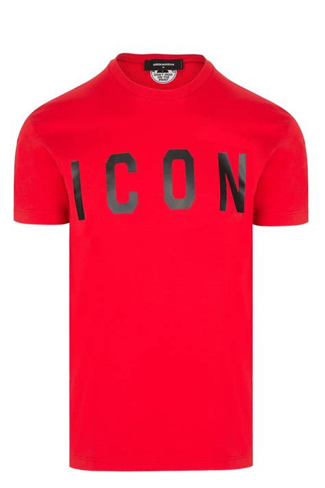 Dsquared2 Dsquared2 Icon Logo Contrast T Shirt Clothing From Circle